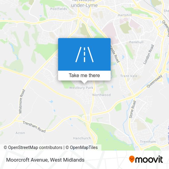 Moorcroft Avenue map