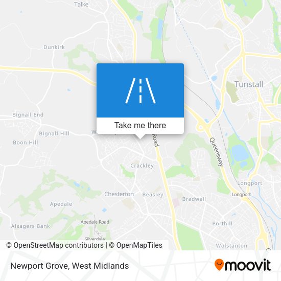 Newport Grove map