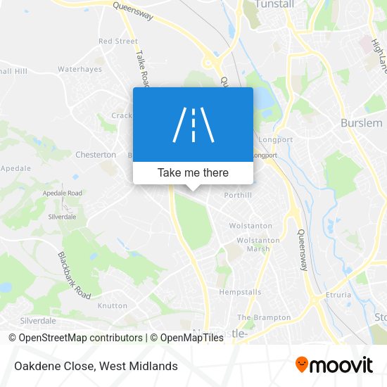 Oakdene Close map