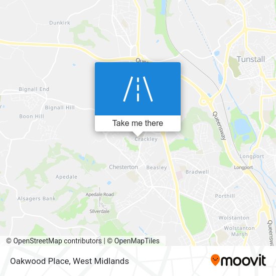 Oakwood Place map