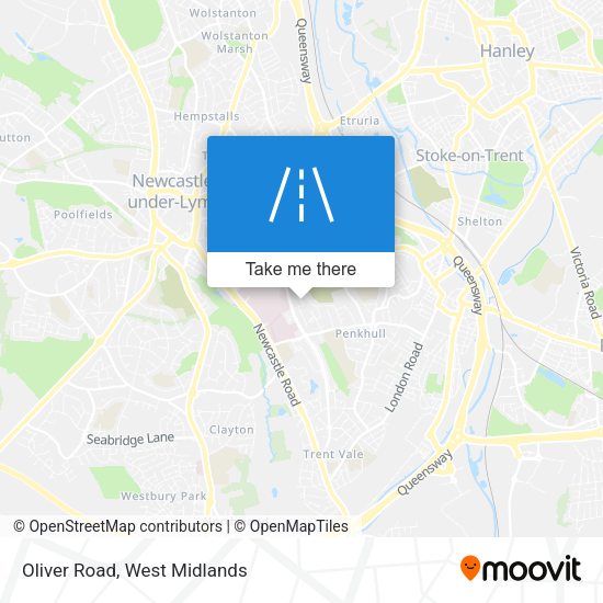 Oliver Road map