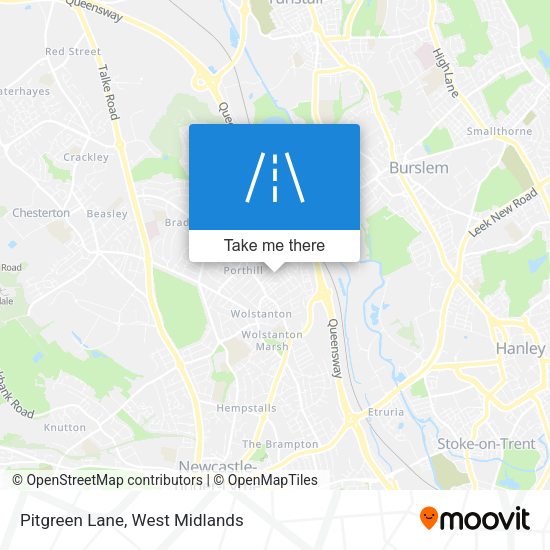 Pitgreen Lane map