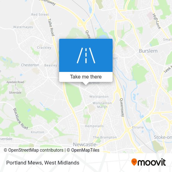 Portland Mews map