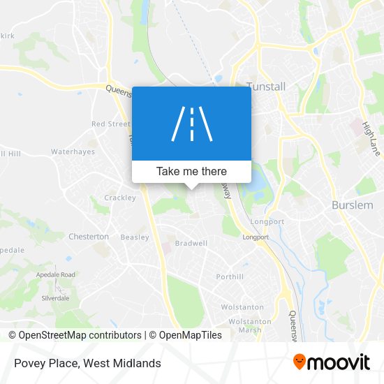 Povey Place map