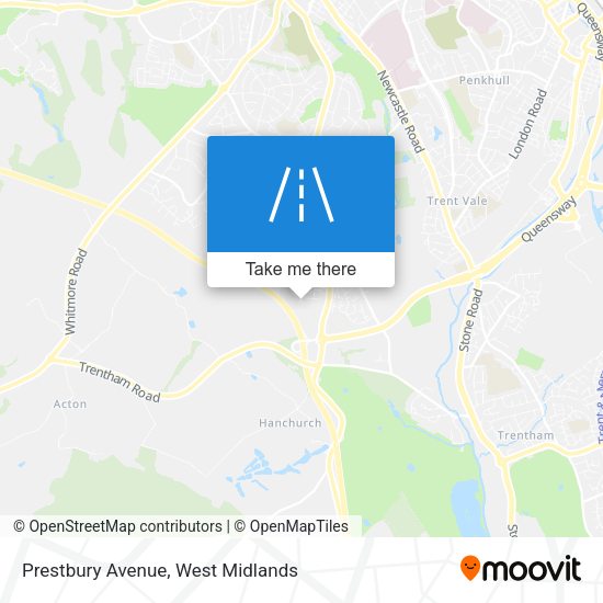 Prestbury Avenue map