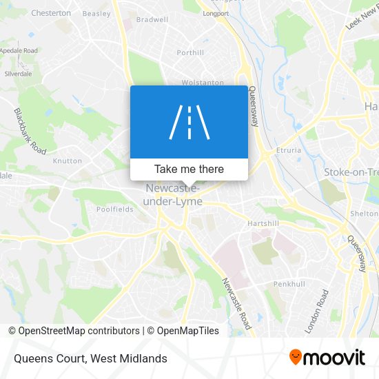 Queens Court map