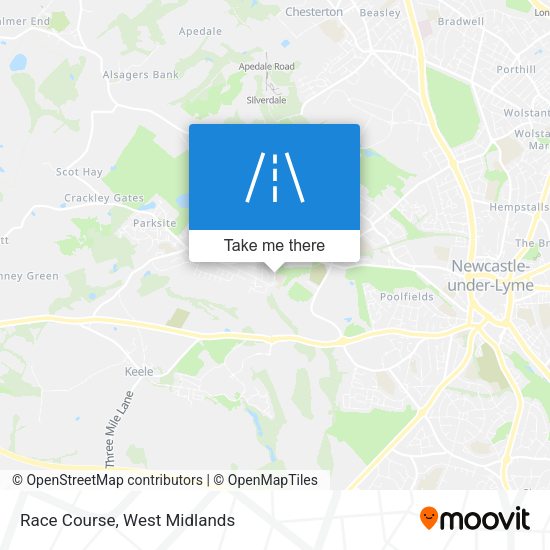 Race Course map