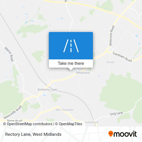 Rectory Lane map