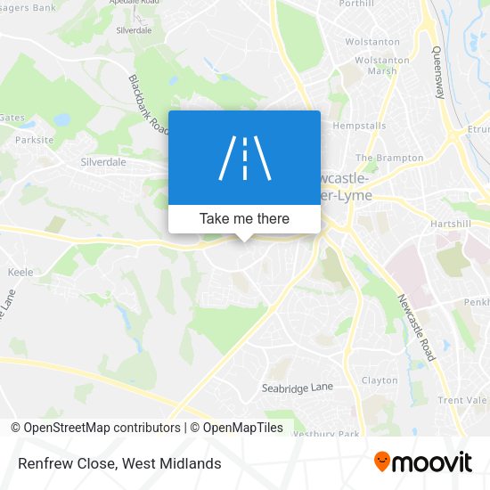 Renfrew Close map