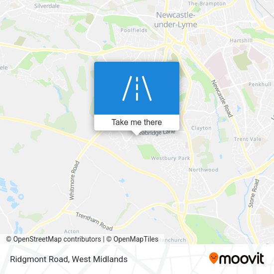Ridgmont Road map