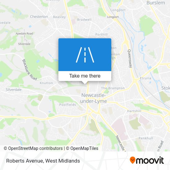 Roberts Avenue map
