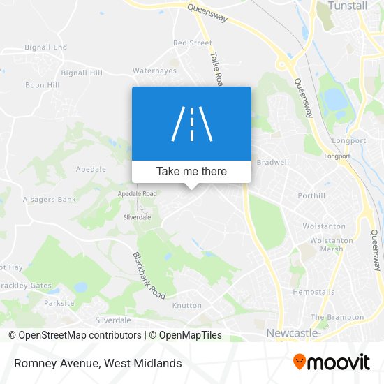 Romney Avenue map