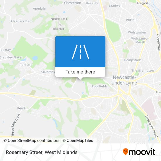 Rosemary Street map