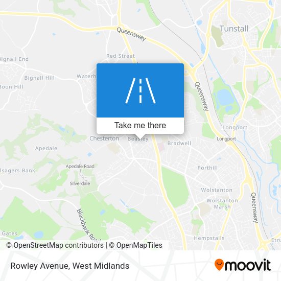 Rowley Avenue map