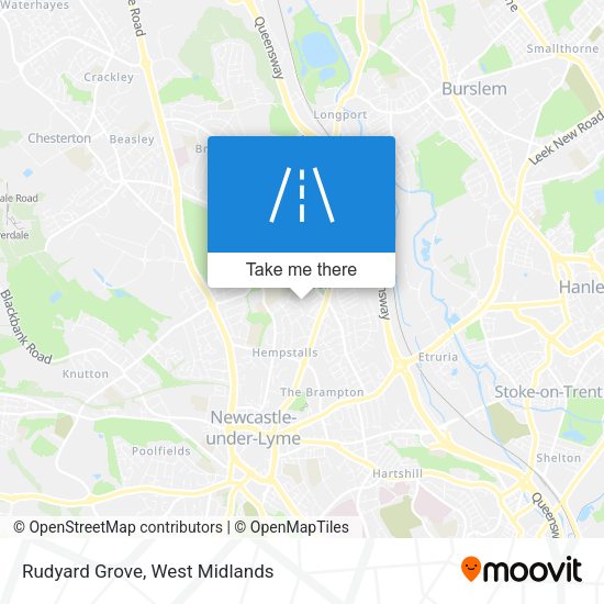 Rudyard Grove map