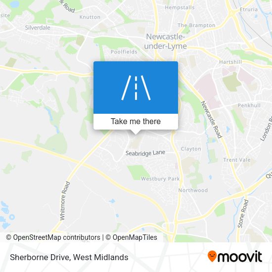 Sherborne Drive map