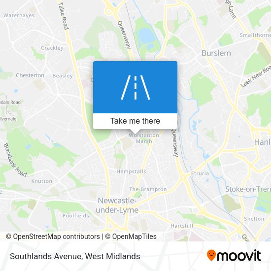 Southlands Avenue map