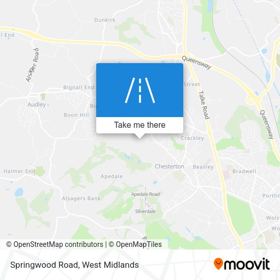 Springwood Road map