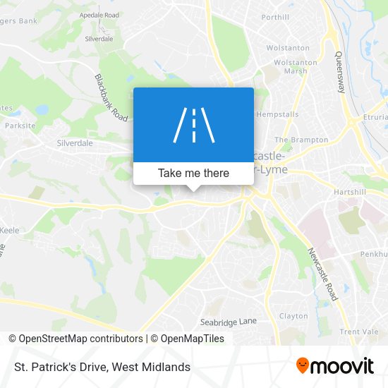 St. Patrick's Drive map