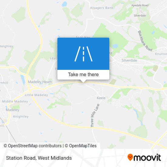 Station Road map