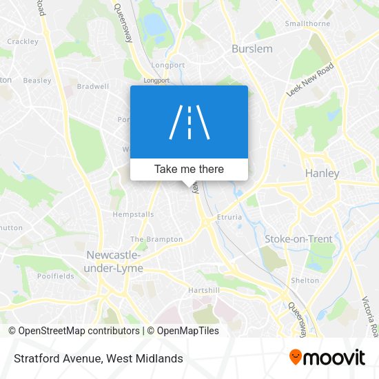 Stratford Avenue map