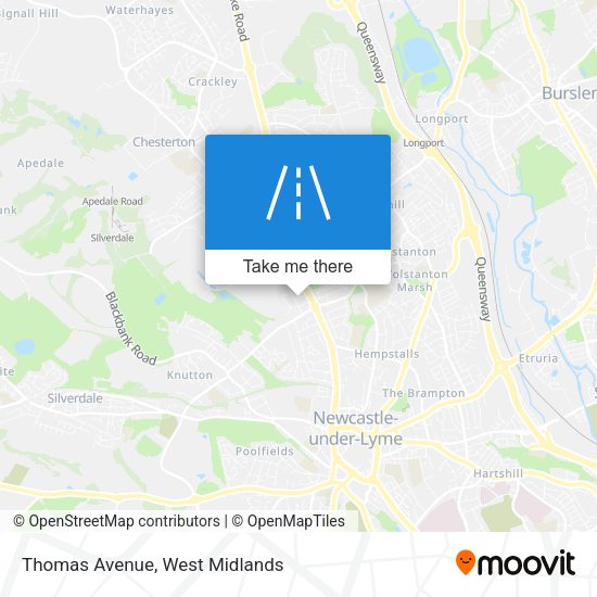 Thomas Avenue map