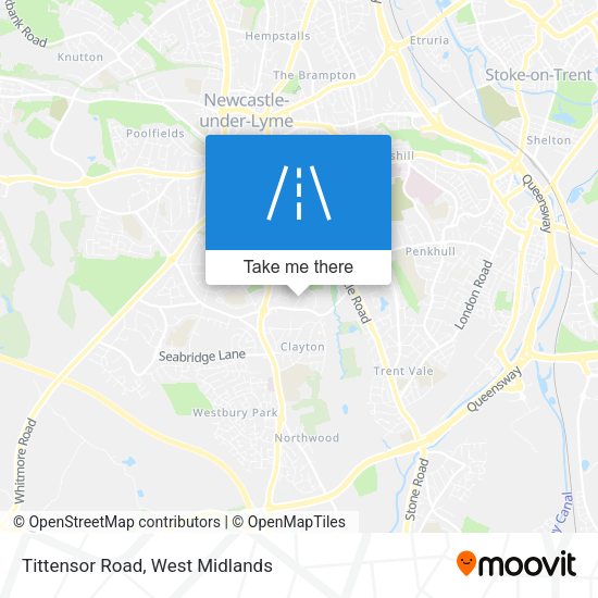 Tittensor Road map