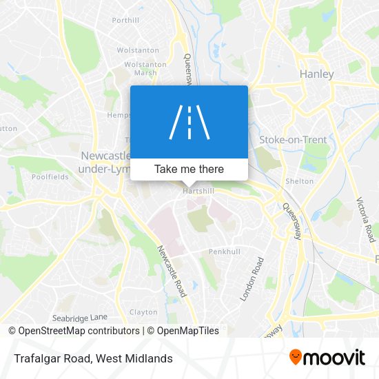 Trafalgar Road map