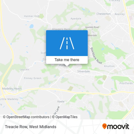 Treacle Row map