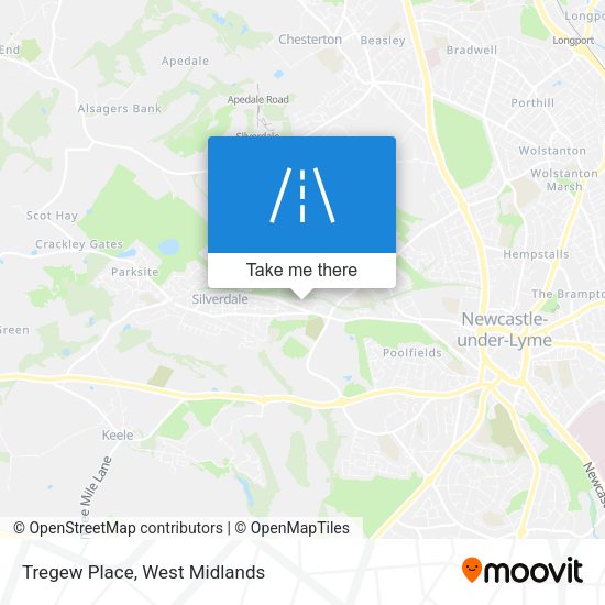 Tregew Place map