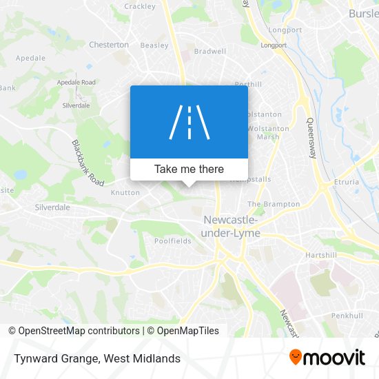 Tynward Grange map