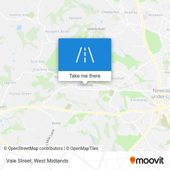 Vale Street map