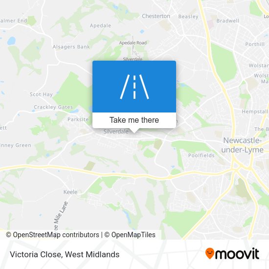 Victoria Close map