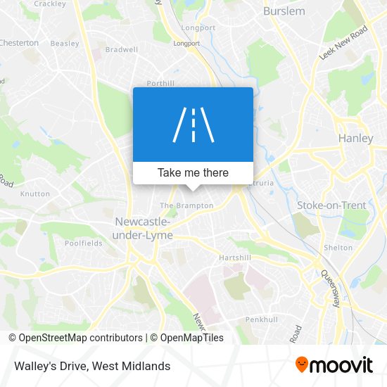 Walley's Drive map