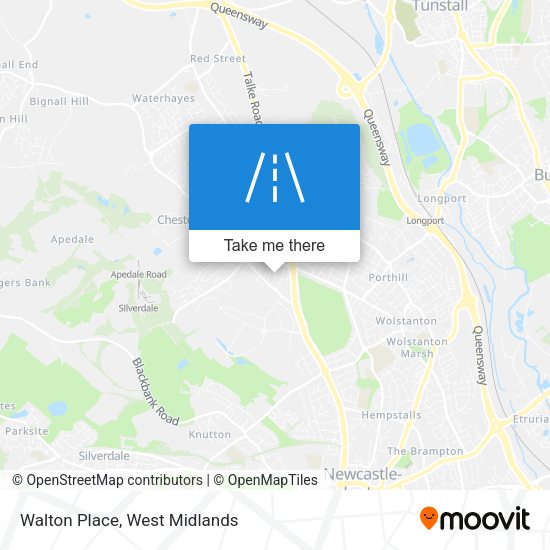 Walton Place map
