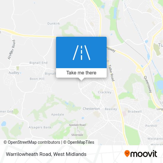 Warrilowheath Road map