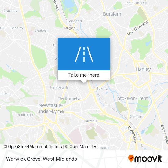 Warwick Grove map