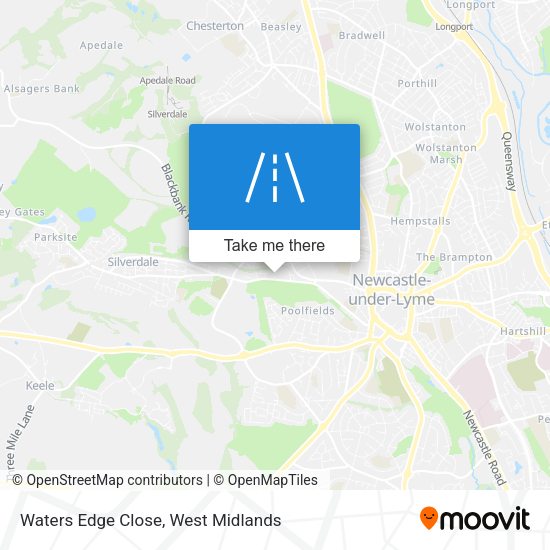 Waters Edge Close map