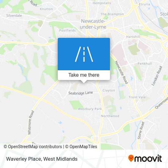 Waverley Place map