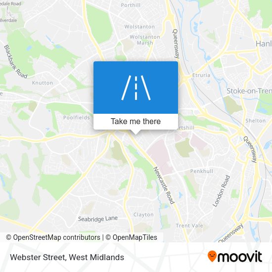 Webster Street map