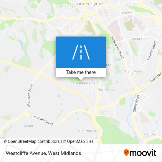 Westcliffe Avenue map