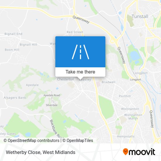 Wetherby Close map