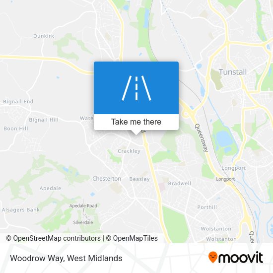 Woodrow Way map