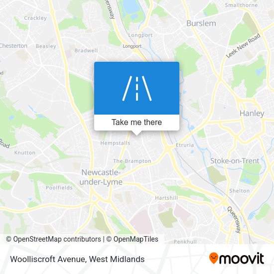 Woolliscroft Avenue map
