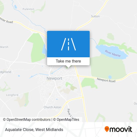 Aqualate Close map