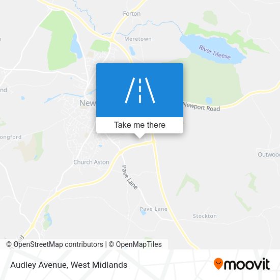 Audley Avenue map