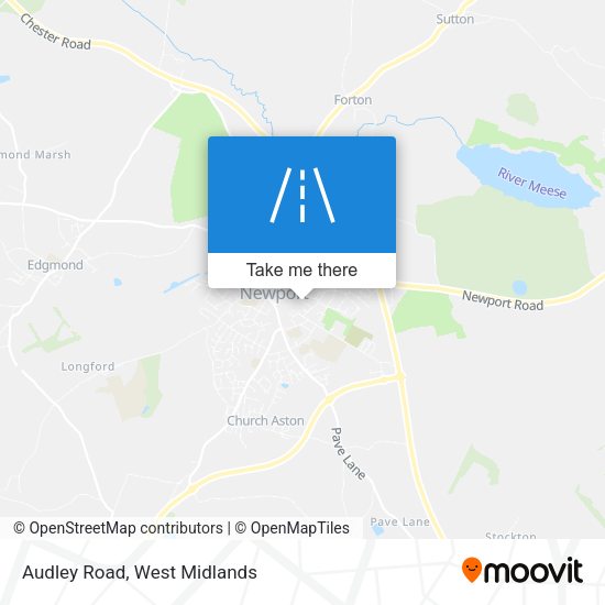 Audley Road map