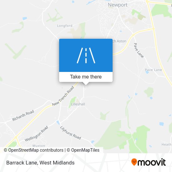 Barrack Lane map