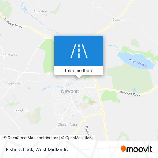 Fishers Lock map