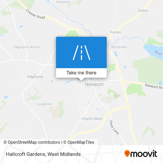 Hallcroft Gardens map